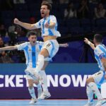 Argentina goleó 7 a 1 a Ucrania y comenzó con el pie derecho el Mundial de Futsal