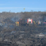 Incendios en Córdoba: cerca de 150 bomberos trabajan para extinguir el fuego en Ambul